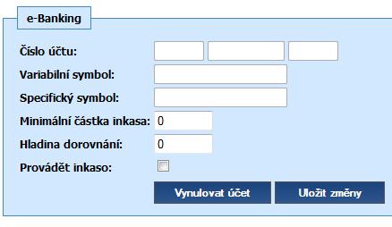 Kliknutím na tlačítko "Uložit změny" uložíte změny provedené v nastavení e-bankingu. 8.