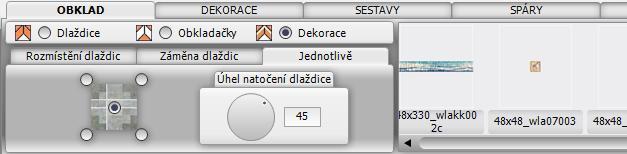 Záměnou dlaždic nevzniká žádná nová dílčí plocha. Záměna dlaždic v celém projektu Postupujte jako v případě záměny na ploše, ale zaškrtněte přepínač V celém projektu.