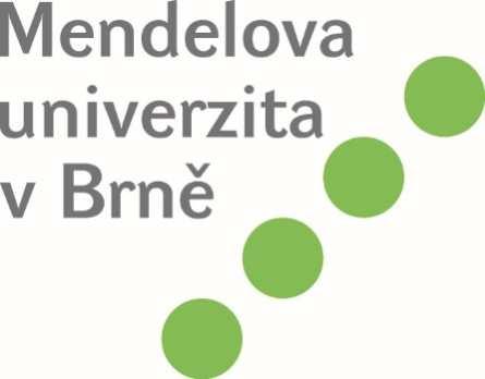 Mendelova univerzita v Brně Fakulta regionálního rozvoje a