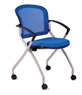 701960 Tripolis 110, Jednací židle Metis jednací židle s kolečky pro snadnou manipulaci, horizontální stohovatelnost, samonosná