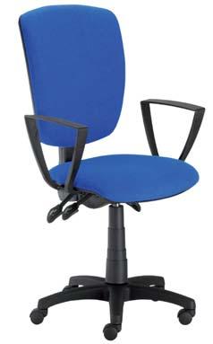 702280 Tennesea 174, Kancelářská židle Matrix moderní čalouněná kancelářská židle s vysokým opěrákem a dobrou ergonomií sezení,