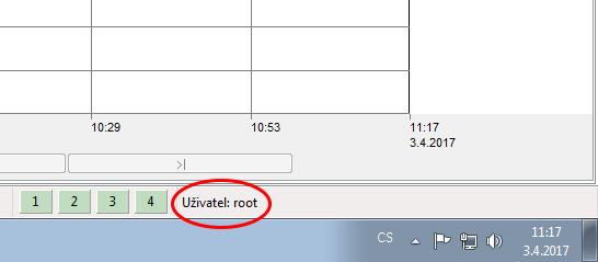 2.6 Zadání uživatelů Některé úkony v programu HtMonitEv mohou provádět pouze oprávnění uživatelé (nastavení aplikace, editace evidence,..).