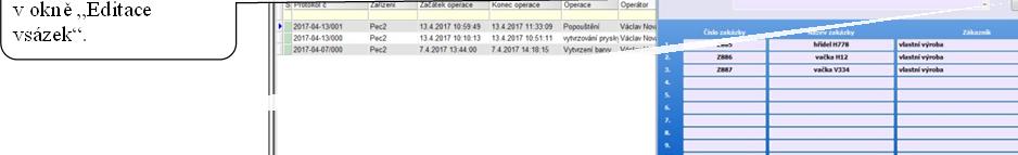 Úprava evidenčního záznamu V evidenčním záznamu můžete měnit