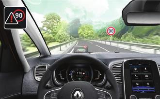 Systém automaticky přizpůsobí vaši rychlost tak, aby byla vždy zachována bezpečná vzdálenosti mezi vozidly.