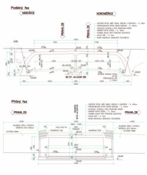 MOST VÍCEÚČELOVÝ N1 SO 518 stavba Nebušice - Horoměřice Objekt č.