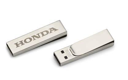 USB KLÍČ Paměťový klíč USB 8GB s kompaktním a stylovým kovovým pouzdrem zobrazujícím logo Honda.