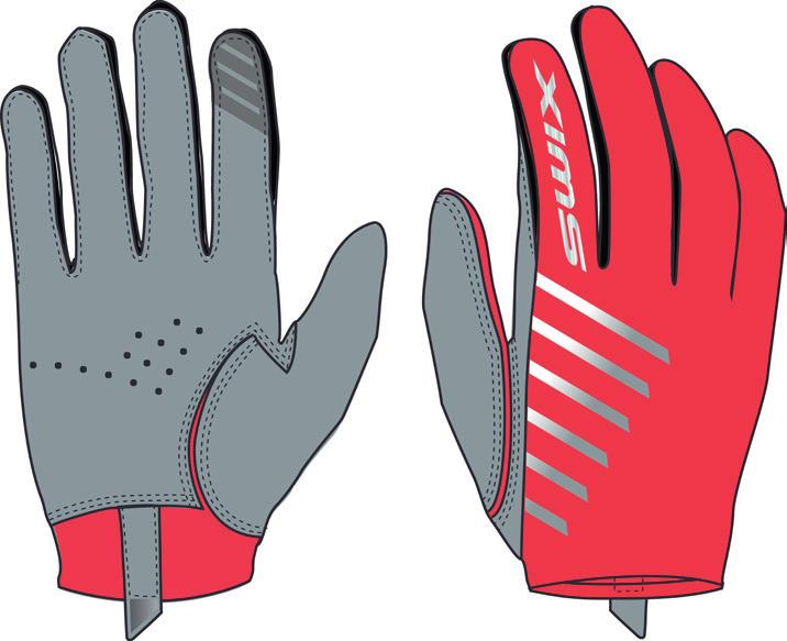 RADIANT // SWIX SS 18 90015/Neon red Rukavice Radiant H0270 Velikosti: 5-10 Propracované rukavice Swix Radiant jsou nejlepším