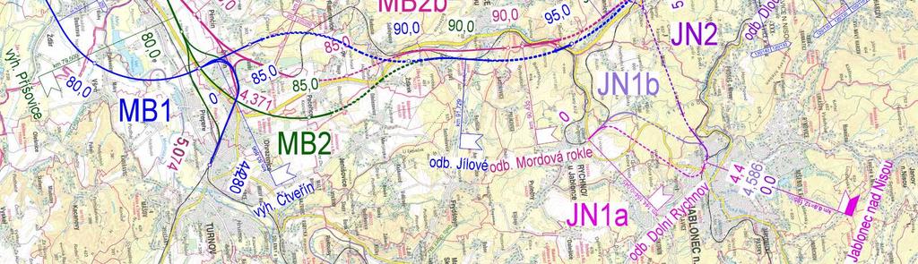 MB město Liberec S33 Os Sobotka MB město L4 Os MB město Česká Lípa