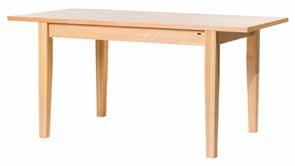 Tvar hrany a rohu stolového plátu jsou konstrukčně určeny a nelze je měnit. Textura stolových plátů Jednotlivé linky zobrazují orientaci dřevěných vláken stolového plátu.