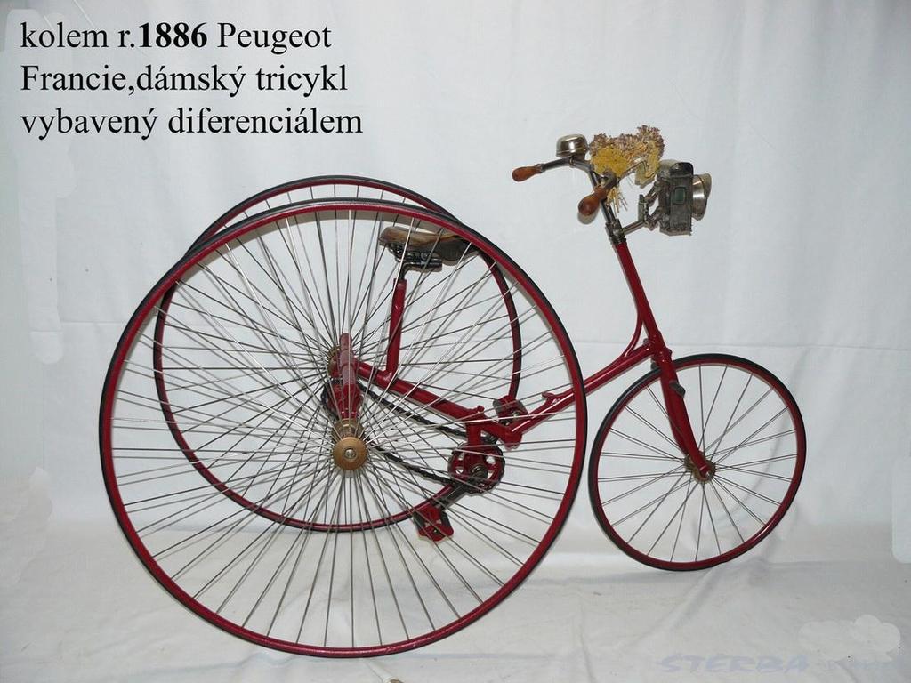 Vysoké kolo mělo ovšem velkou nevýhodu v nestabilitě a nebezpečnosti pádu z kola. Proto byl vynalezen tzv. tricykl - tříkolka, která tuto nevýhodu odstraňovala.