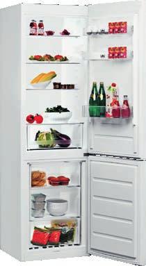 chladnička Indesit LR6 S2 W, automatické odmrazování chladničky, funkce superchlazení - objem chladničky 196 l / mrazničky 75 l, bílá barva, V x