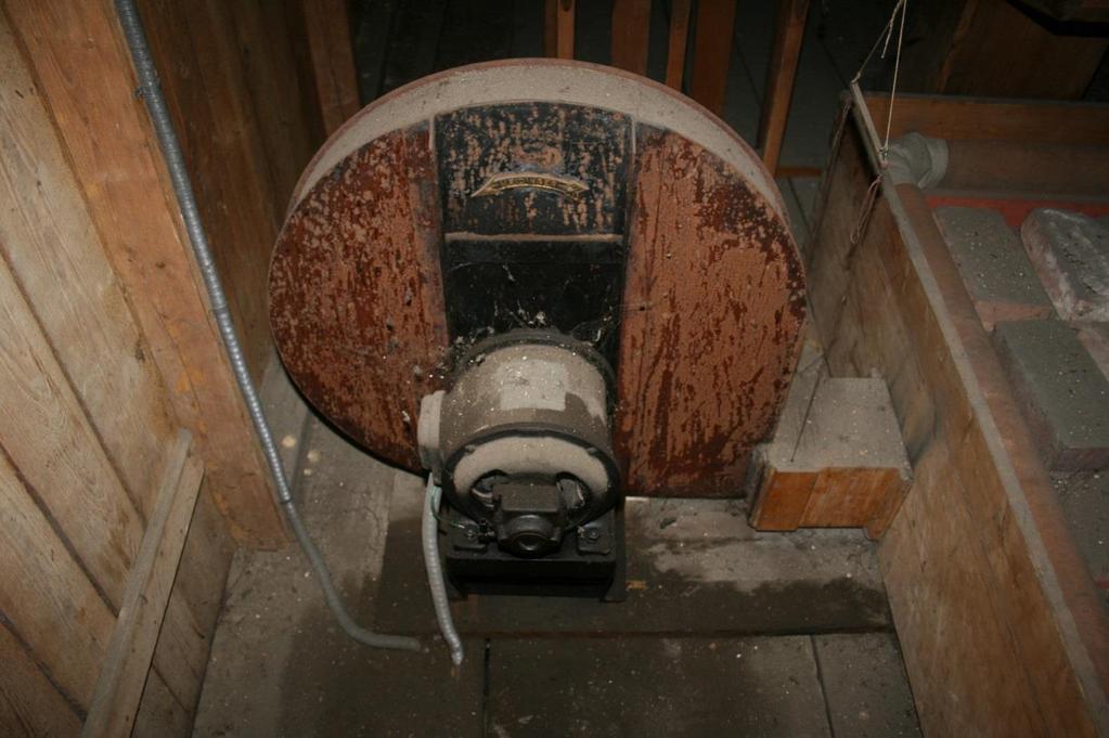 Ventilátor značky Meidinger z Bazileje po více než osmdesáti letech provozu byl nahrazen