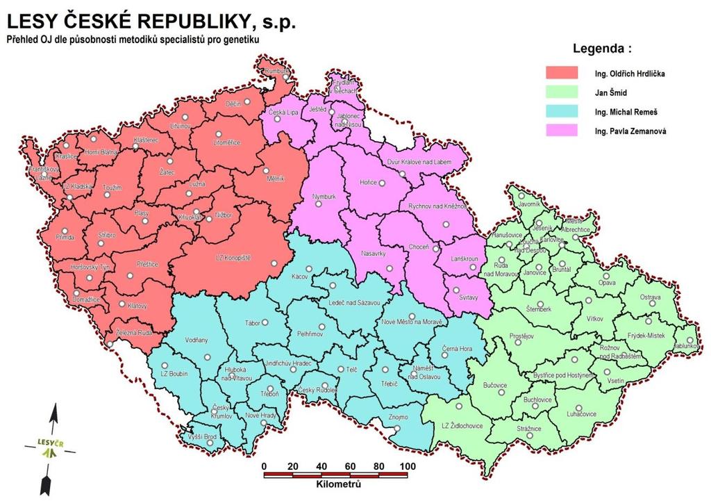 Prodej osiva a zpracování objednávek se zákazníky řeší pracovnice odbytu. Požadavky na zpracování provozních rozborů, měření vlhkosti apod.