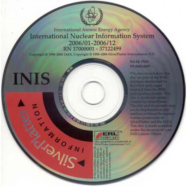 INIS: súčasnosť Od r. 1993 databáza INIS on CD ~3 mil.