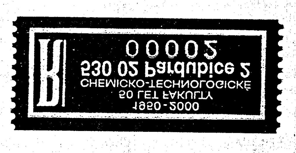 Příležitostné razítko k zahájení výuky na pardubické VŠCH v roce 1950 zhotoveno nebylo.