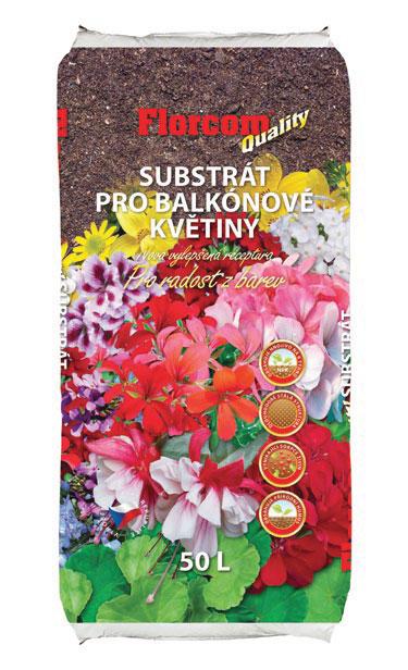 substrát PRO BALKÓNOVÉ ROSTLINY Speciální substrát pro balkónové rostliny, zejména pak pro Pelargonie, které jsou náročné na živiny. Je vydatně zásoben živinami a stopovými prvky.