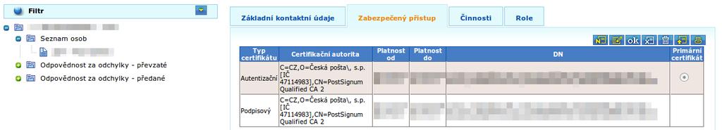 V tomto případě si musí uživatel zajistit kvalifikovaný certifikát pro přístup do webového portálu CS OTE a elektronické podepisování.