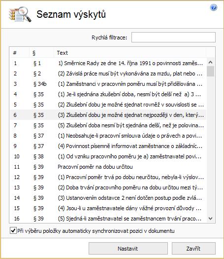 Rozšířené zadání Rozšířené zadání umožňuje zadávání složitějších dotazů. Místo jednoduchého hledání textu se v rozšířeném módu definuje se všemi slovy, s alespoň jedním ze slov a neobsahující slova.