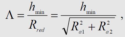Úvod do problematiky Studium mazání kontaktů s povrchovými nerovnostmi Statistický X deterministický přístup Parametr mazání h min