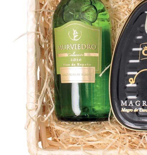 SOUPRAVA ESTEBAN Wine Iberico 187 ml Murviedro Sauvignon Blanc, CASA TARRADELLAS paštika dle výběru 125 g, šunka