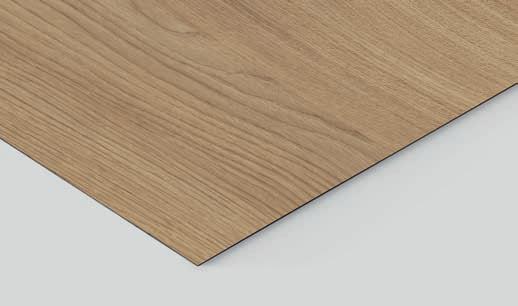 E Lamináty H Lamináty ve dveřních formátech Laminát 0,6 mm z role individuální přířez Velmi flexibilní materiál se využívá pro povrchovou úpravu pracovních desek.