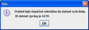 Následně je uživatel vyzván k přihlášení do vlastní datové schránky.