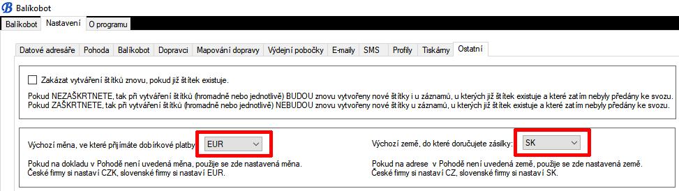 6.8 Napojení na slovenskou Pohodu Program od verze 1.3.14 podporuje napojení na slovenskou Pohodu.