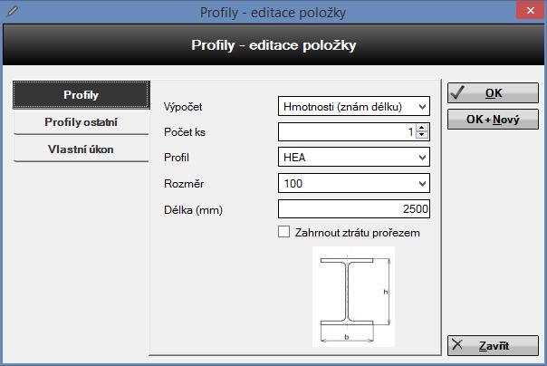 TPV calculatin 6.2.1 Uživatelská příručka Pčet: pčet stejných úknů Ppis: základní text perace (např.