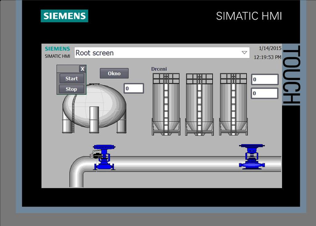SIMATIC HMI v platformě TIA Portal Comfort
