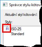 V panelu Vlastnosti přepněte volbu Poznámka na Ano a o řádek níže nastavte požadované měřítko