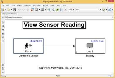 Získání a zobrazení hodnot EV3 senzorů Senzor port
