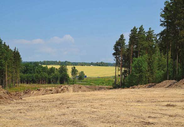 Km 128,5 směr ČB lesní