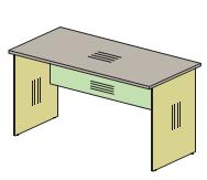 Nábytková řada obsahuje: Psací stoly (Light, Standard); Přístavné stoly; Kontejnery (přístavné, mobilní, skříňka na xerox); Velkoplošná pracoviště (bench systémy); Skříně; Společné prvky (jednací