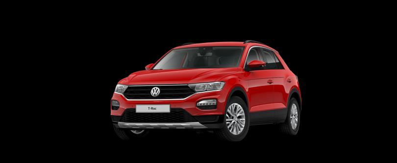 Volkswagen T-Roc Design Základní výbava Centrální zamykání s dálkovým ovládáním Automatická klimatizace El.