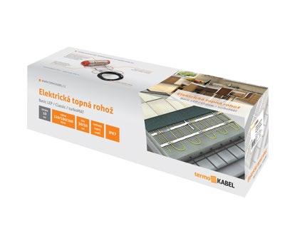 TOPNÉ OHOŽE A KABELY SUCHÁ INSTALACE EGULACE A PŘÍSLUŠENSTVÍ SMAT HOME ELEKTICKÁ TOPIDLA termo KABEL TOPNÉ KABELY TOPNÉ OHOŽE Classic Topná rohož pro temperování tvrdých i měkkých krytin záruka 10
