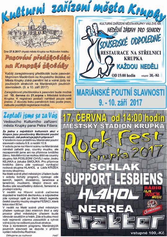 6 RADNICE města Krupky Internetové