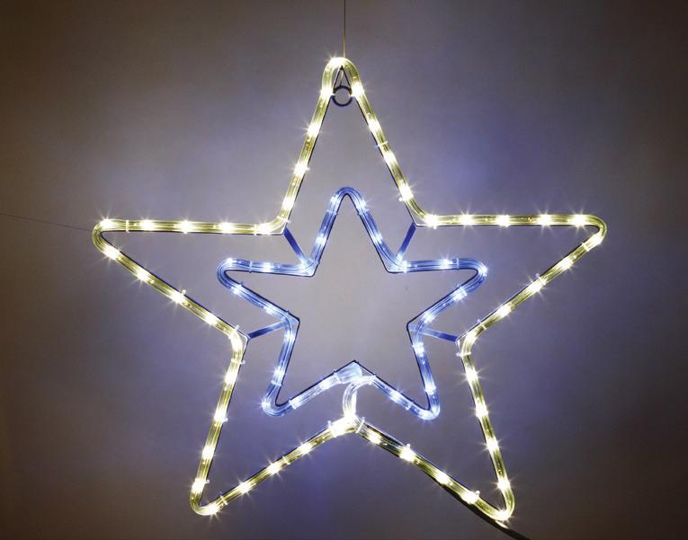 Marimex DECOR Řetěz s vločkami 20 LED Řetěz s hvězdami 20 LED počet LED: