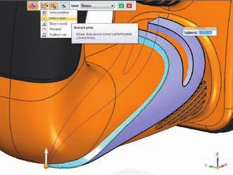 Rychlé a flexibilní modelování součásti Integrované know-how pro plechové součásti PMI kompletní definice produktu ve 3D Model, obsahující 3D kóty, které uživatel definoval pro určení rozměrů, lze