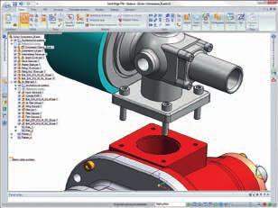 Sestava jako digitální prototyp Procesně orientované prostředí v sestavách Velké sestavy Solid Edge umožňuje pracovat na velmi rozsáhlých sestavách i na relativně slabším hardware.