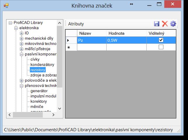 Hodnotu atributu můžete nechat prázdnou, nebo zadejte hodnotu, která bude použita nejčastěji. Každá značka, která bude vložena do výkresu, dostane atributy své skupiny a všech nadřazených skupin.