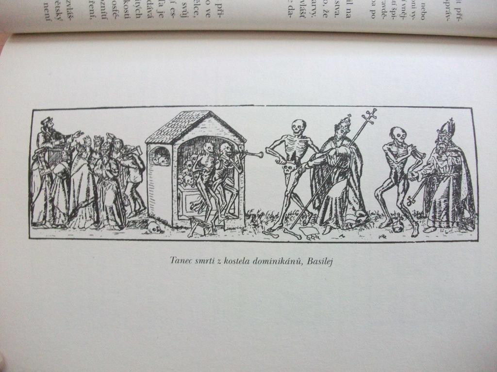 8. Tanec smrti, kolem 1440, kostel