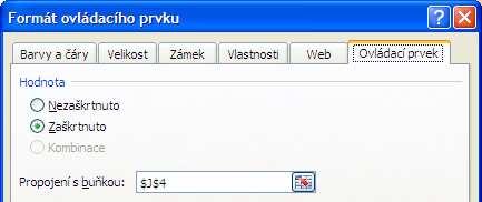 Sloupec Vložená odpověď obsahuje pořadí přepínače, které žák označil. Pořadí přepínačů není dáno tím, jak jsou zobrazena v listu (např.