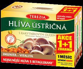 *Dvojnásobná síla ženšenu ve srovnání s přípravkem GeriaSwiss Mitte, který obsahuje 40mg extraktu z