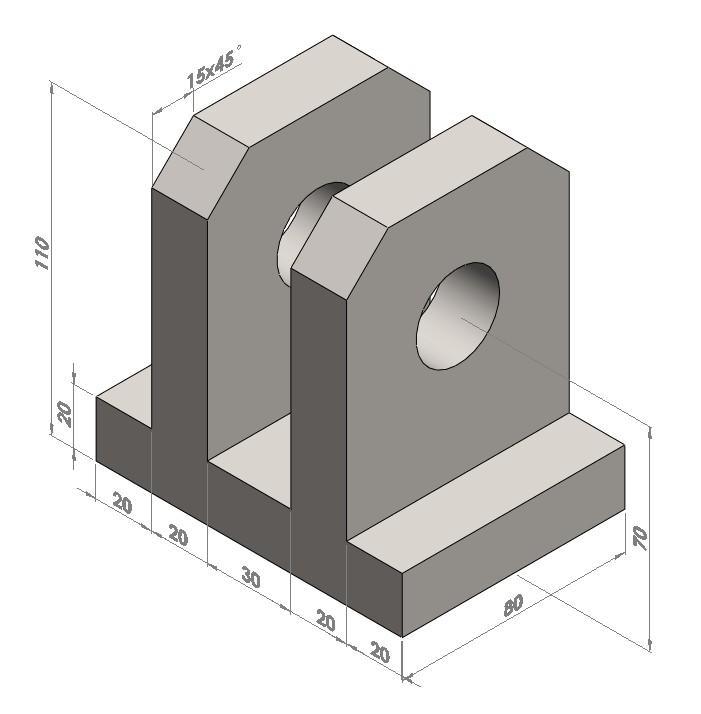 Nakreslete a okótujte ČEP 30x90x8x78 B ISO 2341 St.