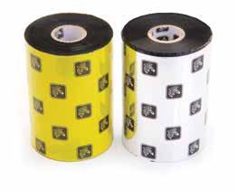 2100 Voskové pásky s příměsí pryskyřice se vyznačují špičkovou kvalitou tisku na celou řadu druhů papírů s povrchovou úpravou i bez ní.