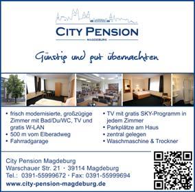 0,4 km, poloha: le J 12 IntercityHotel Magdeburg, 250 lůžek,,, Bahnhofstraße 69, 39104 Magdeburg, tel. +49 391 59620, vzd.