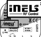 Indication, manual control / Indikace, manuální ovládání button / terminal board / tlačítko PROG svorkovnice LED Terminal board - connection for external button.
