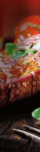 mozzarella 112 Prosciuto con Rucola (1, 7) 169 Kč smetana, parmská šunka, rukola, mozzarella, rajče, eidam A co takhle šťavnatý steak?