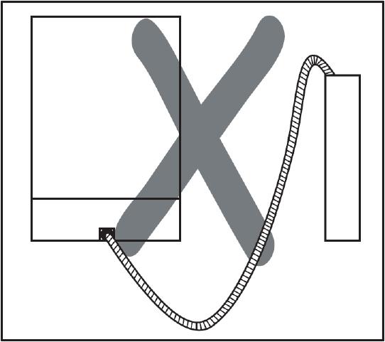 KAPITOLA 3: INSTALACE SPOTŘEBIČE Varování: Je-li použita hadice delší než 4 m, nádobí může zůstat špinavé. V takovém případě naše společnost nenese žádnou zodpovědnost.