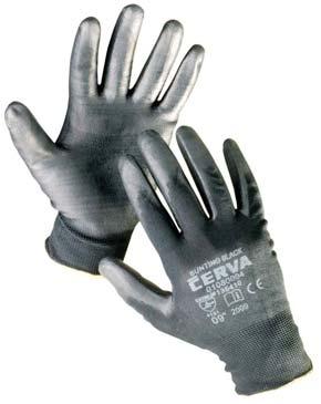 10 info Ochranné rukavice kombinované zateplené pletené bezešvé nylonové rukavice s